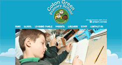 Desktop Screenshot of cotongreenprimary.com